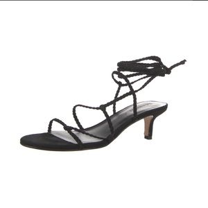 Reformation summer laced up heels